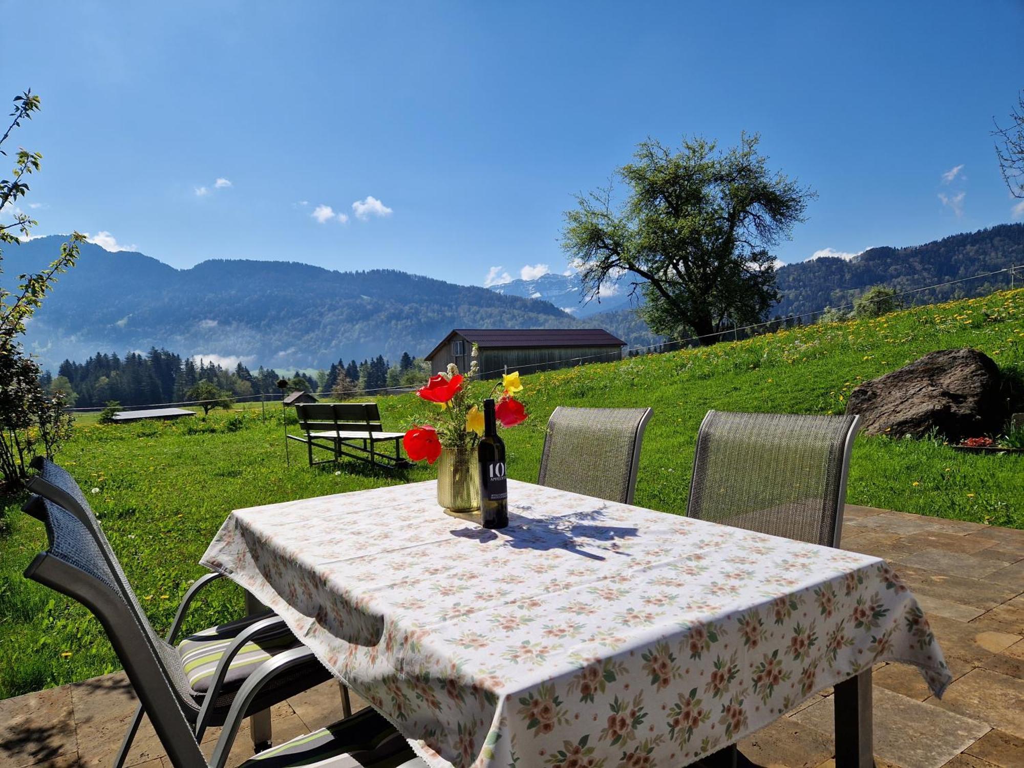 Schweizer Hof Villa Schwarzenberg im Bregenzerwald Eksteriør billede